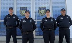 Poliste güvenlik hizmetlerinde aktif görev üniforması