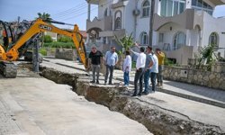 Kerpiçevler Sokak bölgesinde kanalizasyon altyapı çalışmaları sürüyor