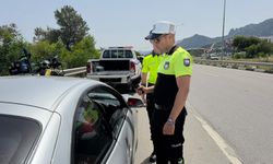 Girne Trafik Şubesi gece gündüz sahada