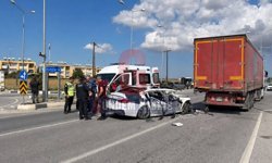 Lefkoşa-Gazimağusa ana yolunda kaza: 1 yaralı