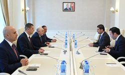 Savaşan, Azerbaycan Milli Meclisi’nde Musa Guliyev ile görüştü