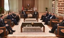 Erhürman, Türkiye İçişleri Bakanı Çiftçi’yi kabul etti