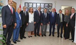 Ertuğruloğlu, TÜRKPA ve Türkiye-KKTC Parlamentolar Arası Dostluk Grubu heyetlerini kabul etti