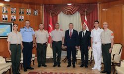 Başbakan Üstel, Güvenlik Kuvvetleri Komutanı Tümgeneral Görgülü'yü kabul etti