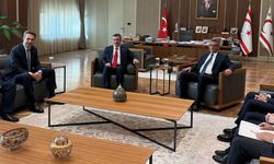 Cumhurbaşkanı Erhürman, Cevdet Yılmaz’ı kabul etti