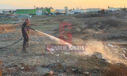 Lefkoşa İtfaiyesi’nden zamanında müdahale: Yangın büyümeden söndürüldü