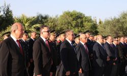 Boğaz Şehitliği, Dr. Fazıl Küçük ve Rauf Raif Denktaş'ın Anıt Mezarı’nda tören düzenlendi