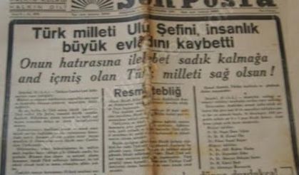 11 Kasım 1938′de gazeteler nasıl manşet attı?