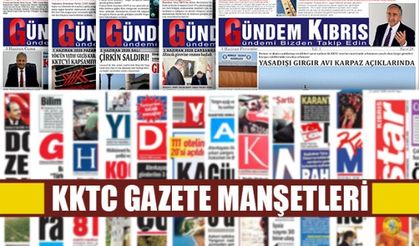 KKTC Gazetelerinin Manşetleri / 11 Eylül 2021