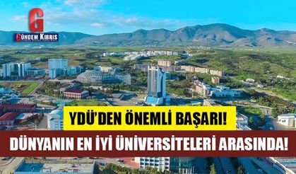 YDÜ'den önemli başarı...