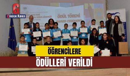 “Bilimle Daha İleri” kısa video yarışmanda dereceye giren öğrencilere ödülleri verildi