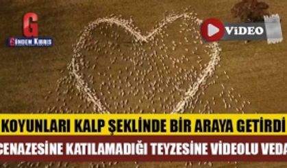 Çiftçiden cenazesine katılamadığı teyzesine videolu veda