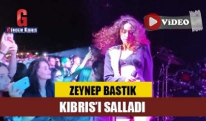 Zeynep Bastık Kıbrıs'ı salladı