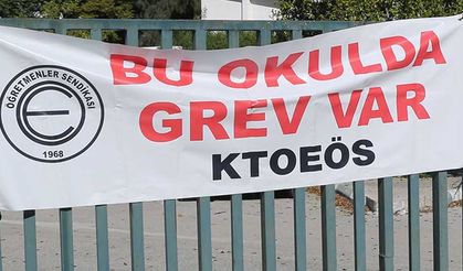 KTOEÖS’ün grevi sürüyor...  