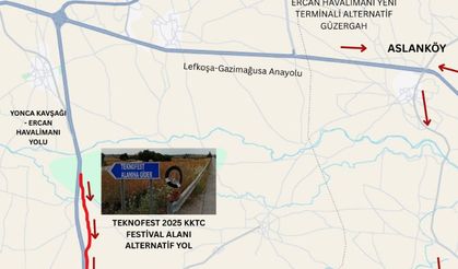 TEKNOFEST 2025 KKTC için alternatif güzergah oluşturuldu