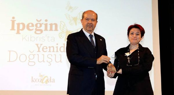 Cumhurbaşkanı Tatar, “İpeğin Kıbrıs'ta Yeniden Doğuşu” isimli konferansa katıldı