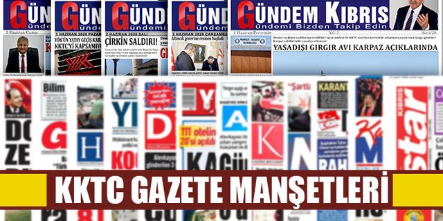 KKTC Gazete Manşetleri / 03 OCAK 2023