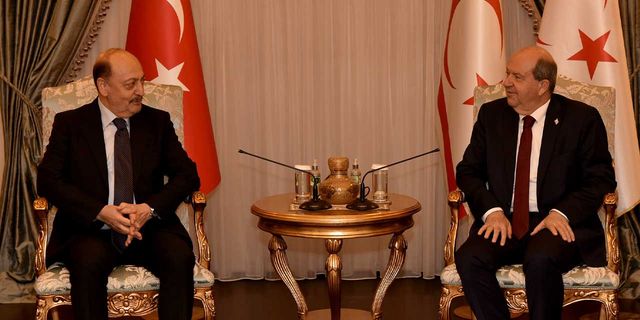 Cumhurbaşkanı Tatar, TC Çalışma ve Sosyal Güvenlik Bakanı Bilgin'i kabul etti