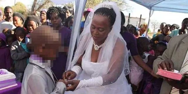 69 yaşındaki kadın 9 yaşındaki çocukla evlendi