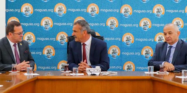 KTTO, Gazimağusa Belediye Başkanı Süleyman Uluçay’ı ziyaret etti