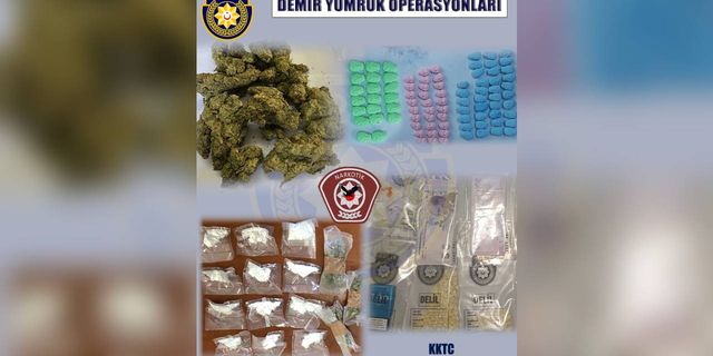 Demir Yumruk Operasyonları kapsamında uyuşturucu ele geçirildi, 9 kişi tutuklandı
