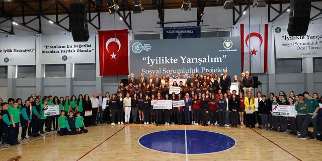 “İyilikte Yarışalım Sosyal Sorumluluk Proje” yarışması ödülleri dağıtıldı