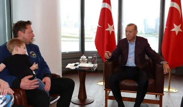 Erdoğan, Musk'ı Tesla'nın 7'nci fabrikasını Türkiye'de kurmaya çağırdı...