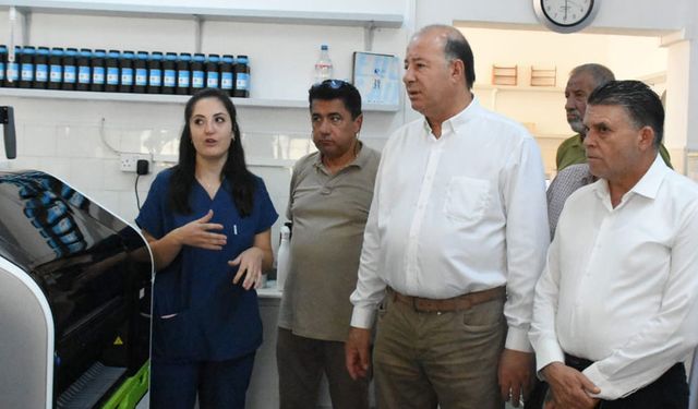 Sağlık Bakanı, Lefke Cengiz Topel Hastanesi'ni ziyaret etti