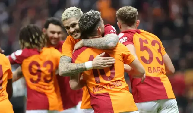 Galatasaray'dan 4 gollü galibiyet