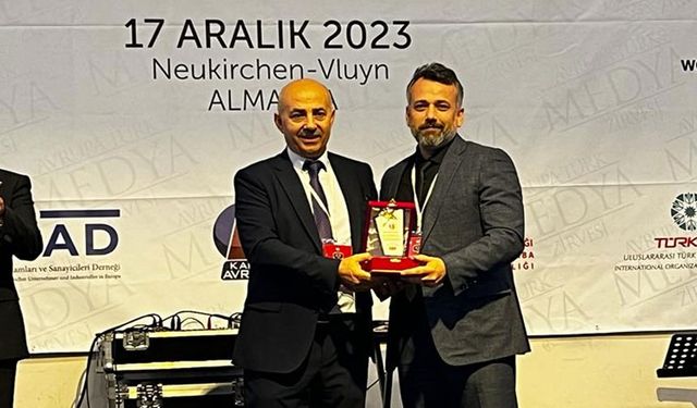 TÜRK- BİR’E ALMANYA’DAN ÖDÜL