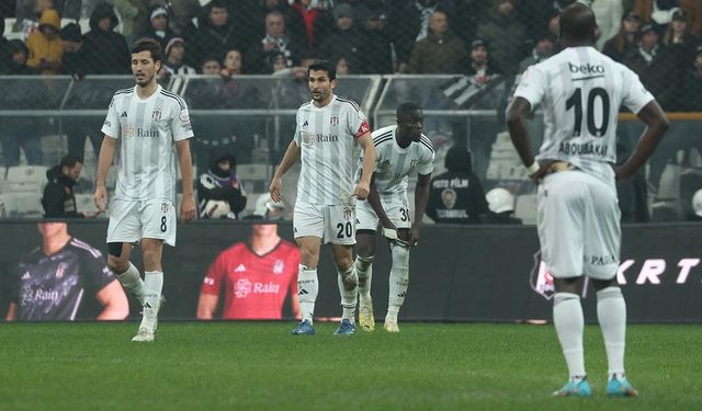 Beşiktaş'ta galibiyet özlemi 3 maça çıktı