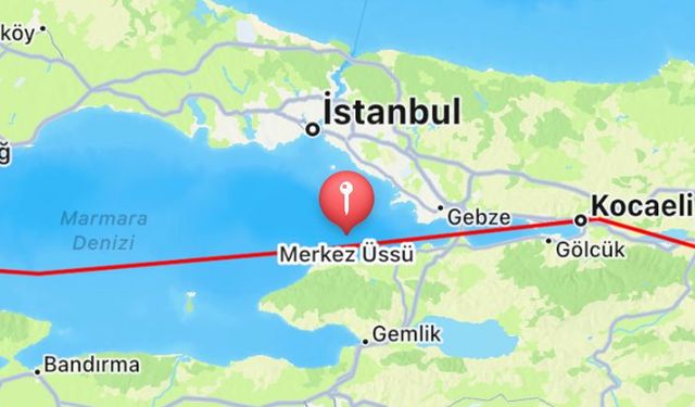 İstanbul'da korkutan deprem...