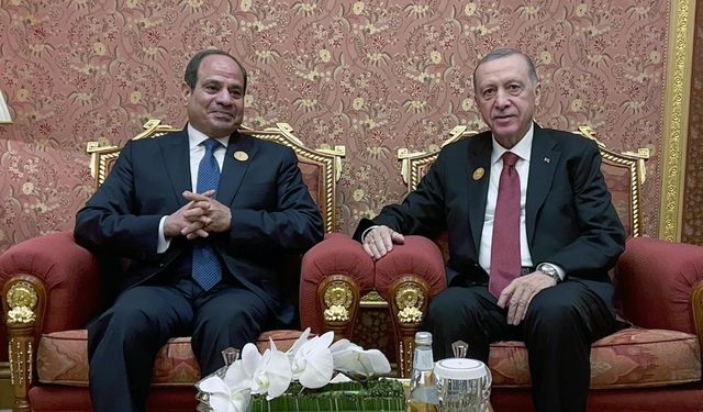 Erdoğan, Sisi ile görüştü