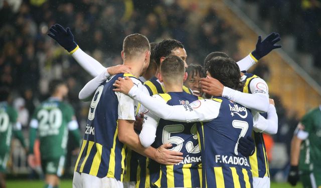 Kadıköy’de Fenerbahçe’den gol yağmuru