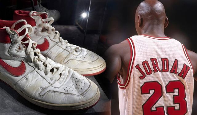 Michael Jordan'ın ayakkabıları rekor fiyata açık artırmaya çıkıyor
