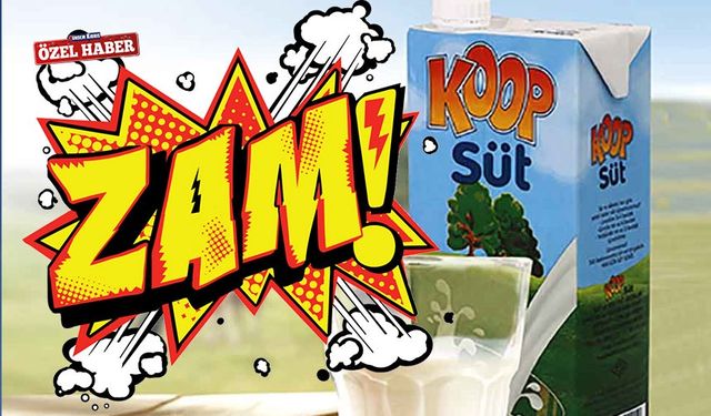 Koop Süt’ten okkalı zam! Tam 10 TL arttı!