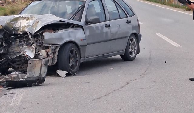 Girne-Tatlısu yolunda feci kaza: Motosiklet sürücüsü ağır yaralandı