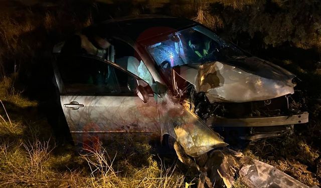 Lefkoşa-Girne ana yolunda korkutan kaza: 1 yaralı