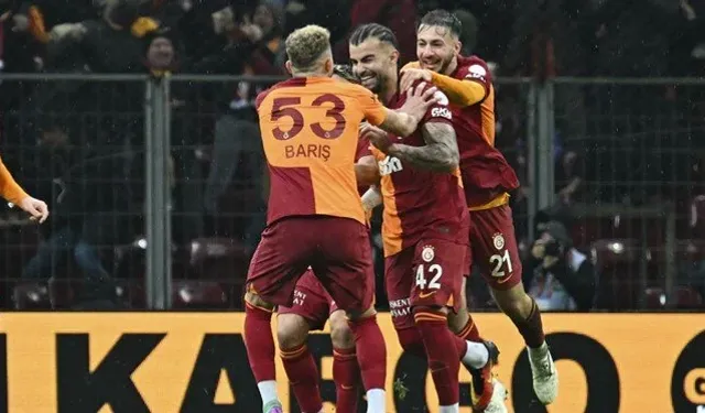 Galatasaray, 3 puanı 3 golle aldı