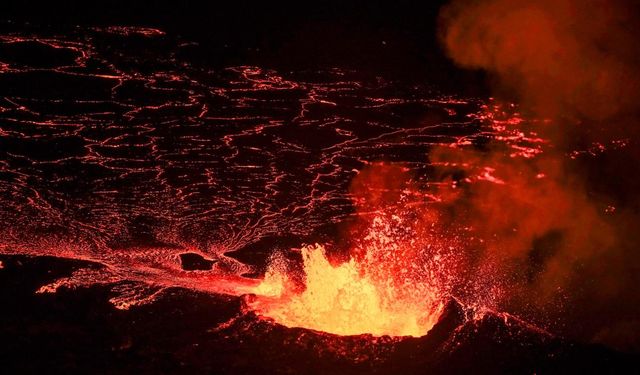 İzlanda'da 'en hızlı magma akıntısı' gözlemlendi
