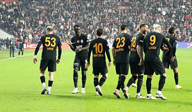 Galatasaray deplasmanda galip geldi