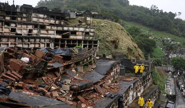 Brezilya'da yağışlar toprak kaymalarına neden oldu: 12 ölü