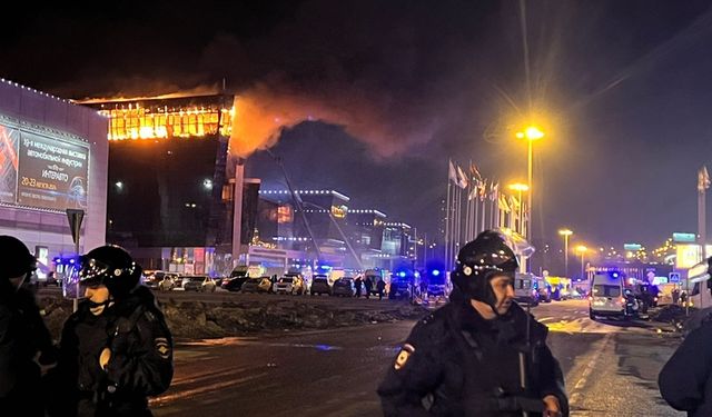 Moskova'da konser salonuna terör saldırısı: 40 ölü, 100 yaralı