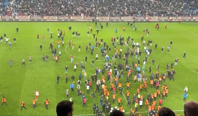 Olaylı Trabzonspor-Fenerbahçe maçının cezaları belli oldu