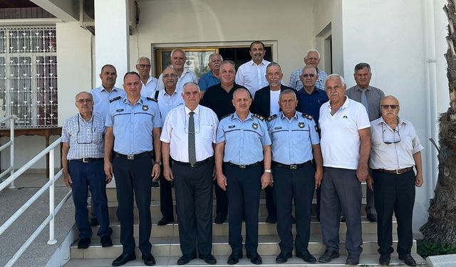 Polis Genel Müdürü Kasım Kuni ve heyeti,  Polis Emeklileri Derneği'ni ziyaret etti!