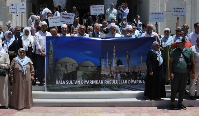 Töre, hacı adaylarını kutsal topraklara uğurlama merasimine katıldı!