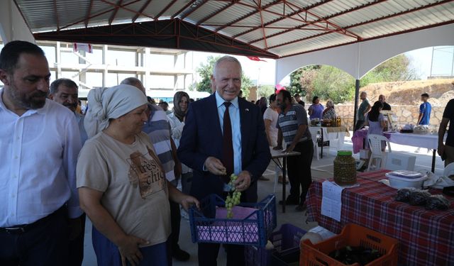 Tatlısu'da Doğal Ürünler Pazarı açıldı