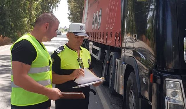 Trafik Dairesi, Güzelyurt bölgesinde denetim yaptı