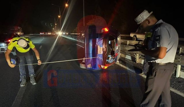 Girne-Lefkoşa ana yolunda kaza… 1 yaralı