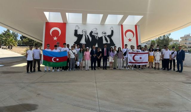 Azerbaycan Zafer Şehit Aileleri Derneği heyeti KKTC’de